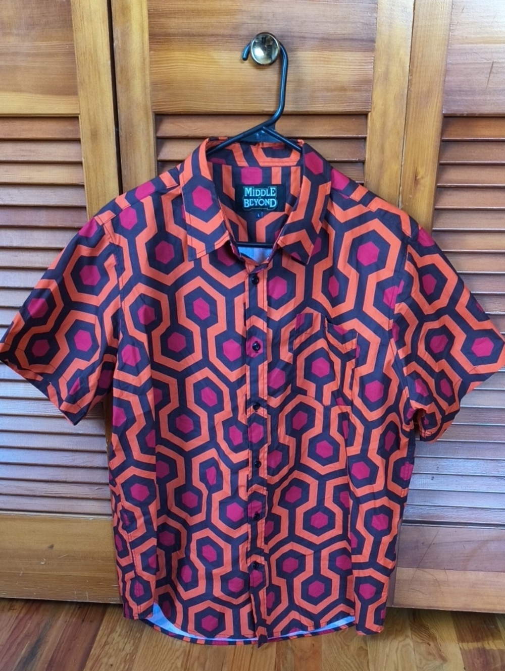 Middle Of Beyond Men's The Shining Button Up Shirt